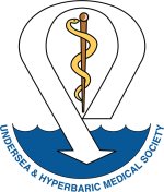 Undersea and Hyperbaric Medical Society logo